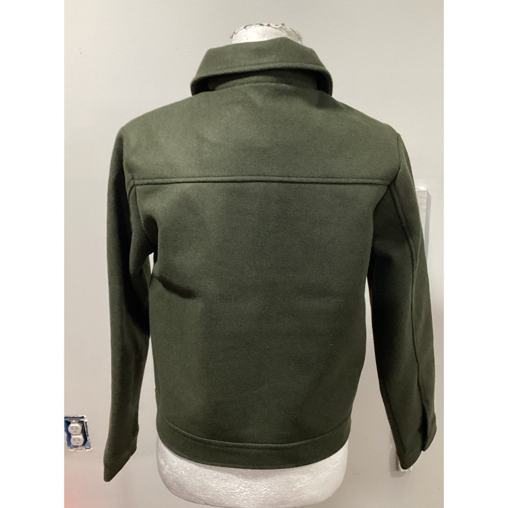 Banana Republic Womens Jacket NWT, Cropped, Boxy, Olive Green, XS Heavyweight - Picture 5 of 7